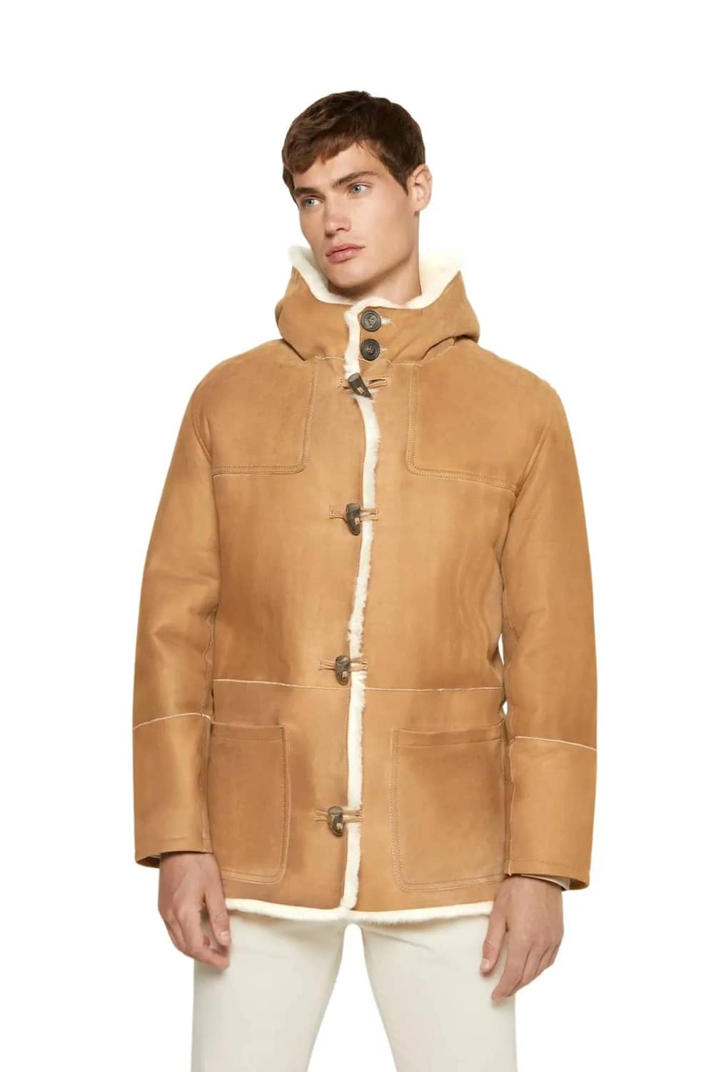AvaitorBomber Hood Leather Jacket