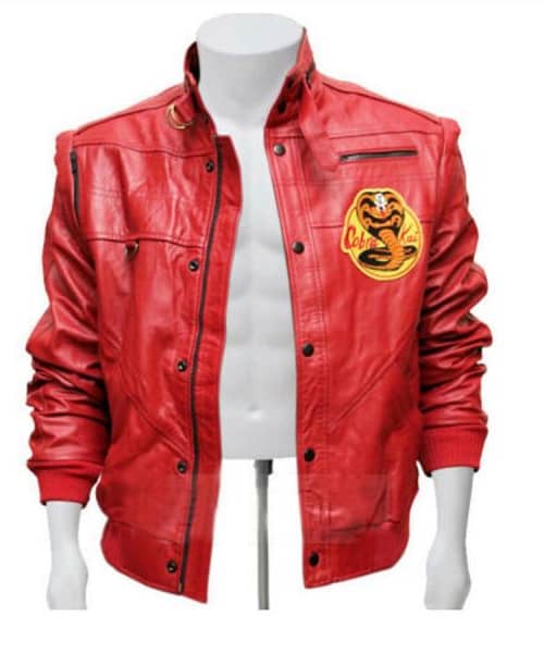 Cobra Kai Jacket | Johnny Lawrence red Leather Jacket