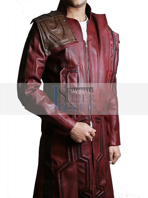 Guardians of Galaxy Vol 2 Star Lord Faux Leather Coat