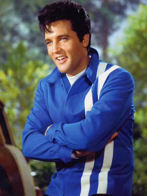 Elvis Aaron Presley Speedway Leather Jacket
