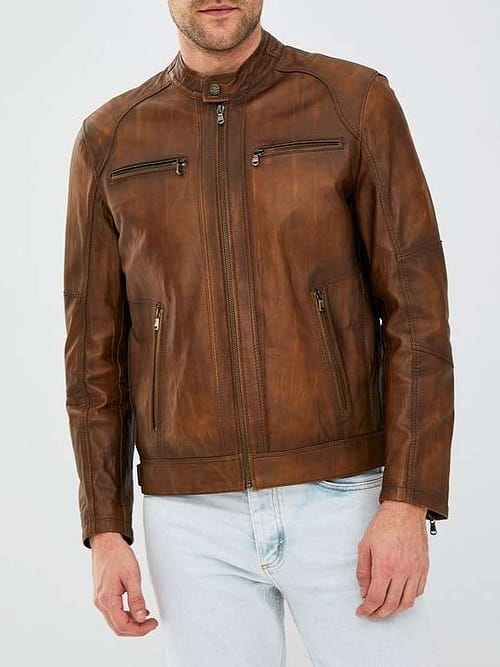 Datson Brown Leather Jacket
