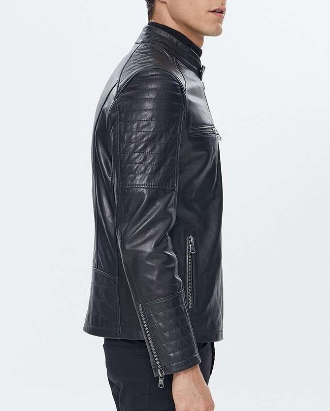 Vintage Leather Jacket Black