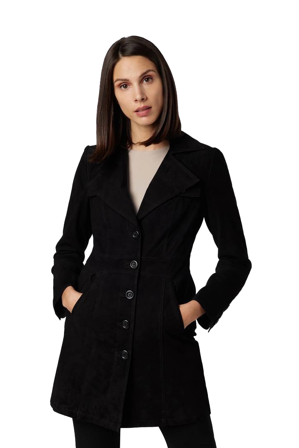 Women's Burgundy Pure Leather Trench Coat 100% Lambskin Stylish Long  Coat
